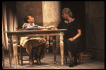 Actresses (L-R) Marchand Odette & Phyllis Bash in a scene fr. the New York Shakespeare Festival's Public Theatre production of the Off-Broadway play "Blood Wedding." (New York)