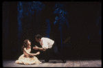 Actors Elizabeth Pena & Al Rodrigo in a scene fr. the New York Shakespeare Festival's Public Theatre production of the Off-Broadway play "Blood Wedding." (New York)
