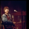 Performer Justin McNeill impersonating Ringo Starr in a scene fr. the Broadway entertainment "Beatlemania." (New York)