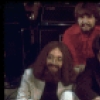 Performers (L-R) Joe Pecorino, Justin McNeill, Mitch Weissman & Leslie Fradkin as the Beatles in a scene fr. the Broadway entertainment "Beatlemania." (New York)