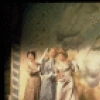 Actors (L-R) Beth Fowler, Barbara Lang, Teri Ralston, Benjamin Rayson & Gene Varrone in a scene fr. the Broadway musical "A Little Night Music." (New York)
