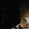 Actors Victoria Mallory & Len Cariou in a scene fr. the Broadway musical "A Little Night Music." (New York)