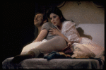 Actors Victoria Mallory & Len Cariou in a scene fr. the Broadway musical "A Little Night Music." (New York)