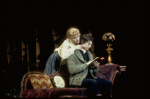 Actors Garn Stephens & Mark Lambert in a scene fr. the Broadway musical "A Little Night Music." (New York)