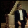 Actors Glynis Johns & William Daniels in a scene fr. the first replacement cast of the Broadway musical "A Little Night Music." (New York)