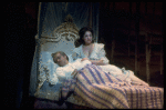 Actors George Lee Andrews & Virginia Pulos in a scene fr. the National tour of the Broadway musical "A Little Night Music." (Philadelphia)