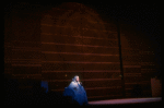 Singer Peggy Lee in a scene fr. the one-woman Broadway musical "Peg." (New York)