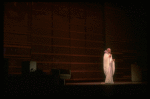 Singer Peggy Lee in a scene fr. the one-woman Broadway musical "Peg." (New York)