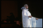 Singer Peggy Lee in a scene fr. the one-woman Broadway musical "Peg." (New York)