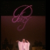 Singer Peggy Lee in a scene fr. the one-woman Broadway musical "Peg." (New York)