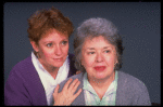 Actresses (L-R) Roberta Maxwell & Sada Thompson in a publicity shot for the Off-Broadway play "Real Estate." (New York)