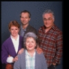Actors (L-R) Roberta Maxwell, Lewis Arlt, Sada Thompson & Charles Cioffi in a publicity shot for the Off-Broadway play "Real Estate." (New York)
