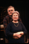 Actors Charles Cioffi & Sada Thompson in a scene fr. the Off-Broadway play "Real Estate." (New York)
