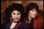 Actresses (L-R) Kathy Najimy & Mo Gaffney in a publicity shot for the Off-Broadway play "The Kathy and Mo Show: Parallel Lives." (New York)