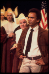 Actors (L-R) Virginia Craig, Taina Elg, Shirley Booth & Al Freeman, Jr. in a scene fr. the Broadway musical "Look to the Lilies." (New York)