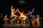 Actors (Front L-R) Patti Karr, Al Freeman, Jr. & Carmen Alvarez in a scene fr. the Broadway musical "Look to the Lilies." (New York)