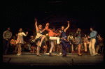 Actors (Front L-R) Patti Karr, Al Freeman, Jr. & Carmen Alvarez in a scene fr. the Broadway musical "Look to the Lilies." (New York)