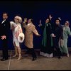 Actors (L-R) Peter Palmer, Carol Channing, Lee Roy Reams, Tamara Long, Brandon Maggart & Dody Goodman in a scene fr. the Broadway musical "Lorelei." (New York)