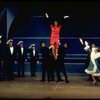Actress Tamara Long (C) w. cast in a scene fr. the Broadway musical "Lorelei." (New York)