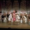 Actresses (Center L-R) Tamara Long, Carol Channing & Dody Goodman w. cast in a scene fr. the Broadway musical "Lorelei." (New York)