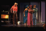 Actresses (L-R) Alexis Smith, Damita Jo Freeman, Avery Sommers & Robin Grean in a scene fr. the Broadway musical "Platinum." (New York)