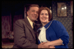 Actors George Rose & Lynn Redgrave in a scene fr. the Broadway play "My Fat Friend." (New York)