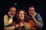 Actors (L-R) George Rose, Lynn Redgrave & John Lithgow in a scene fr. the Broadway play "My Fat Friend." (New York)