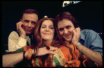 Actors (L-R) George Rose, Lynn Redgrave & John Lithgow in a scene fr. the Broadway play "My Fat Friend." (New York)