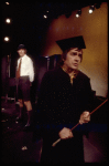 Actors (L-R) Peter Cook & Dudley Moore in a scene fr. the Broadway comedy "Good Evening." (New York)
