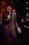 Actors (L-R) Peter Cook & Dudley Moore in a scene fr. the Broadway comedy "Good Evening." (New York)
