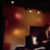 Actors (L-R) Dudley Moore & Peter Cook in a scene fr. the Broadway comedy "Good Evening." (New York)
