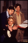 Actors Renee Taylor & Joe Bologna w. director Robert Drivas (R) in a publicity shot fr. the Broadway play "It Had to Be You." (New York)