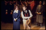 Actors Rita Moreno & Robert Shaw in a scene fr. the Broadway musical "Gantry." (New York)