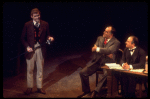 Actors (L-R) Robert Shaw, Ted Thurston & Zale Kessler in a scene fr. the Broadway musical "Gantry." (New York)