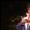 Actress Kaye Ballard w. her flute in a scene fr. her one-woman Off-Broadway musical "Hey Ma!." (New York)