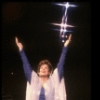 Actress Kaye Ballard in a scene fr. her one-woman Off-Broadway musical "Hey Ma!." (New York)
