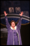 Actress Kaye Ballard in a scene fr. her one-woman Off-Broadway musical "Hey Ma!." (New York)