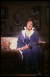 Actress Kaye Ballard in a scene fr. her one-woman Off-Broadway musical "Hey Ma!." (New York)