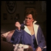 Actress Kaye Ballard in a scene fr. her one-woman Off-Broadway musical "Hey Ma!." (New York)