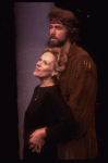 Tammy Grimes and Walt Hunter in a scene from the Off-Broadway musical "Sunset"