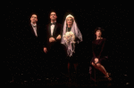 Actors (L-R) Jonathan Brody, Ken Nagy, Joan Rivers & Valerie Wright in a scene fr. the Broadway play "Sally Marr... and Her Escorts." (New York)