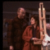 Actors (L-R) Colin Fox, Dana Ivey, Rosemary Harris, Tracy Pollan & George N. Martin in a scene fr. the Broadway play "Pack of Lies." (New York)