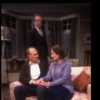 Actors (L-R) George N. Martin, Patrick McGoohan & Rosemary Harris in a scene fr. the Broadway play "Pack of Lies." (New York)