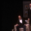 Actors (L-R) George N. Martin, Patrick McGoohan, Tracy Pollan & Rosemary Harris in a scene fr. the Broadway play "Pack of Lies." (New York)