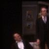 Actors (L-R) George N. Martin, Patrick McGoohan, Tracy Pollan & Rosemary Harris in a scene fr. the Broadway play "Pack of Lies." (New York)
