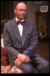 Actor Colin Fox in a scene fr. the Broadway play "Pack of Lies." (New York)