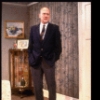 Actor George N. Martin in a scene fr. the Broadway play "Pack of Lies." (New York)