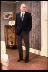 Actor George N. Martin in a scene fr. the Broadway play "Pack of Lies." (New York)