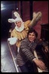 Actors Shelley Winters & Irwin Pearl in a scene fr. the Broadway musical "Minnie's Boys." (New York)