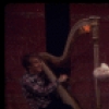 Actors Shelley Winters & Daniel Fortus in a scene fr. the Broadway musical "Minnie's Boys." (New York)